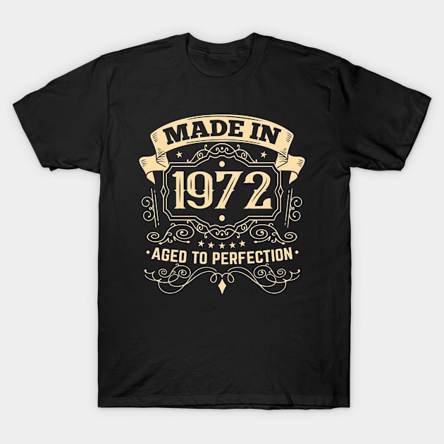 Made in 1972 birthday 50 years T-Shirt by HBfunshirts